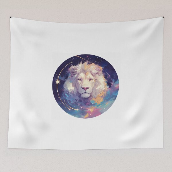Item preview, Aesthetic White Lion designed and sold by SMARTKIT  DESIGNAGENCY.