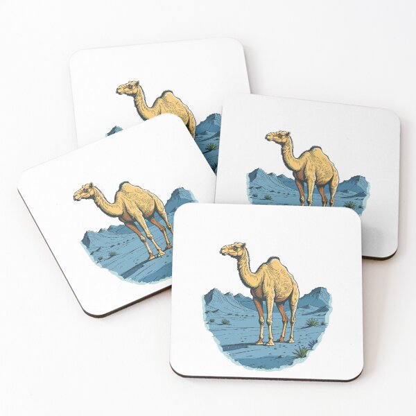 Item preview, Solitary Camel in Desert Serenity designed and sold by MadeiraPrint.