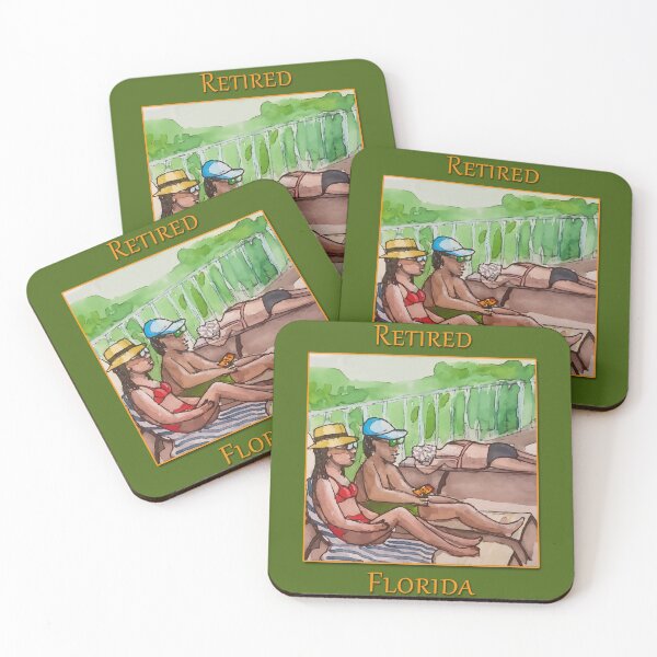 Item preview, Retired in Florida sitting by the pool designed and sold by welshdesigns.