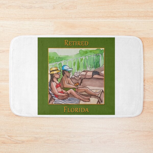 Item preview, Retired in Florida sitting by the pool designed and sold by welshdesigns.