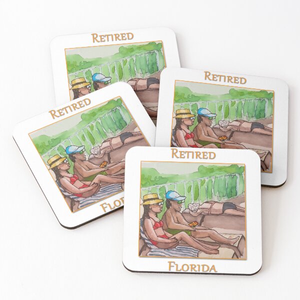 Item preview, Retired in Florida sitting by the pool designed and sold by welshdesigns.