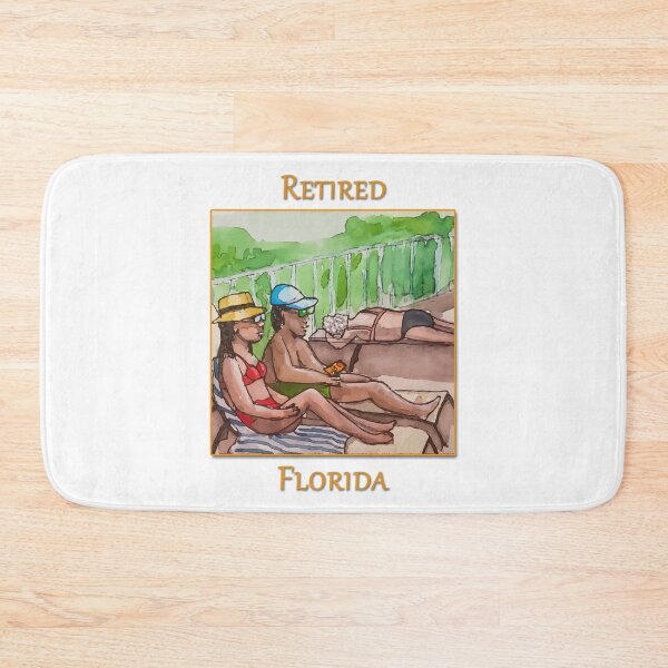 Item preview, Retired in Florida sitting by the pool designed and sold by welshdesigns.