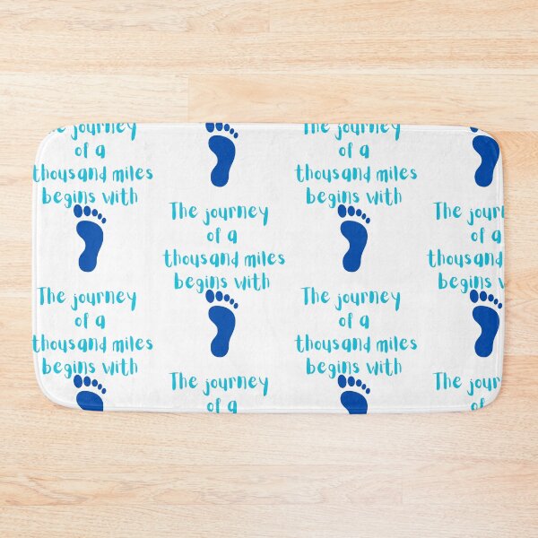 Item preview, The Journey of a thousand miles begins  designed and sold by RainsQuillMask.