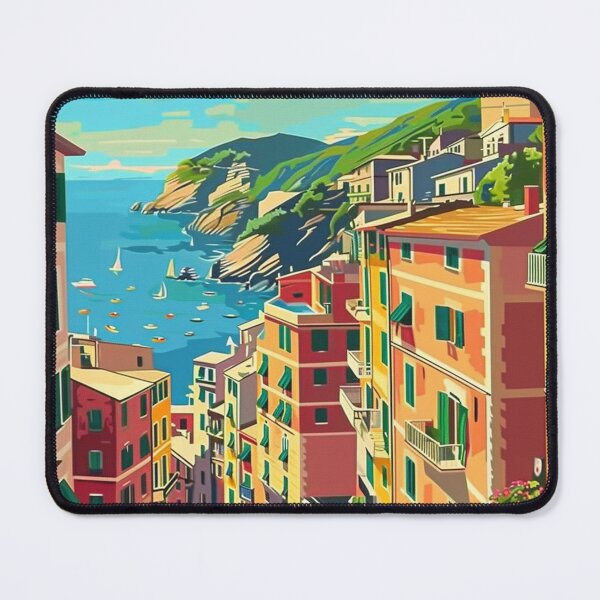 Item preview, Corniglia Travel Poster, Perfect Gift for Travel Enthusiasts, Vintage Style Wall Art,Italy Wall art for home decor, Corniglia print. designed and sold by Thegalleryshop1.