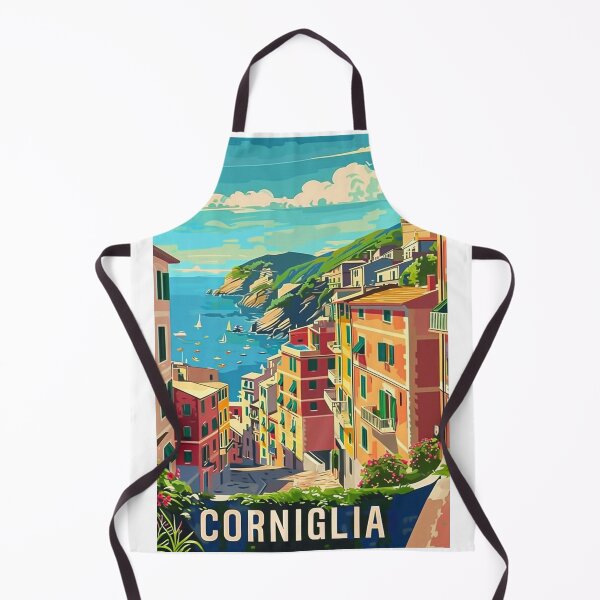 Item preview, Corniglia Travel Poster, Perfect Gift for Travel Enthusiasts, Vintage Style Wall Art,Italy Wall art for home decor, Corniglia print. designed and sold by Thegalleryshop1.