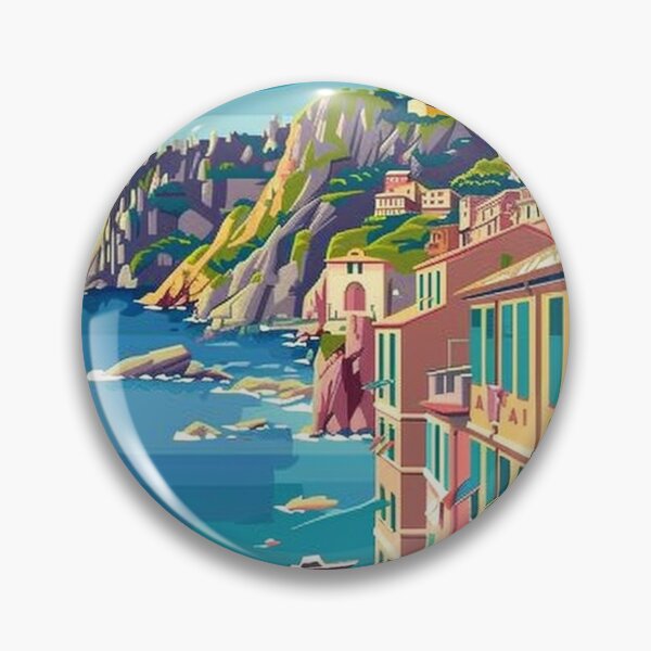 Item preview, Corniglia Travel Poster, Perfect Gift for Travel Enthusiasts, Vintage Style Wall Art,Italy Wall art for home decor, Corniglia print. designed and sold by Thegalleryshop1.