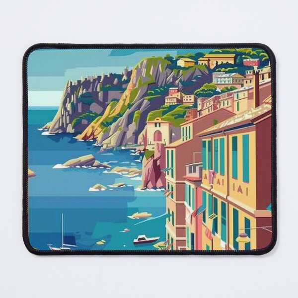 Item preview, Corniglia Travel Poster, Perfect Gift for Travel Enthusiasts, Vintage Style Wall Art,Italy Wall art for home decor, Corniglia print. designed and sold by Thegalleryshop1.