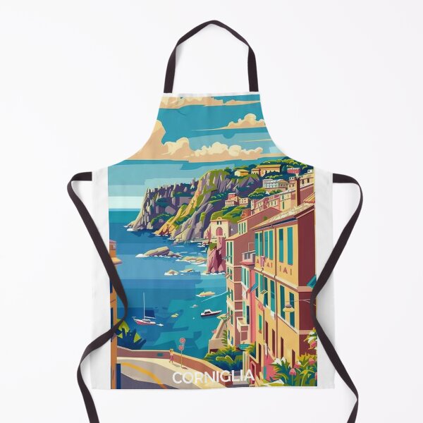 Item preview, Corniglia Travel Poster, Perfect Gift for Travel Enthusiasts, Vintage Style Wall Art,Italy Wall art for home decor, Corniglia print. designed and sold by Thegalleryshop1.