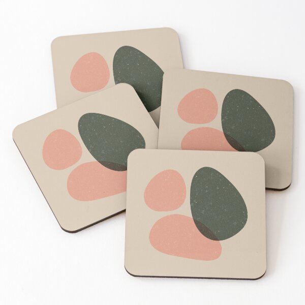 Item preview, Béziama Colorida III - Dove, Coral, Pine designed and sold by Irene Estelle.