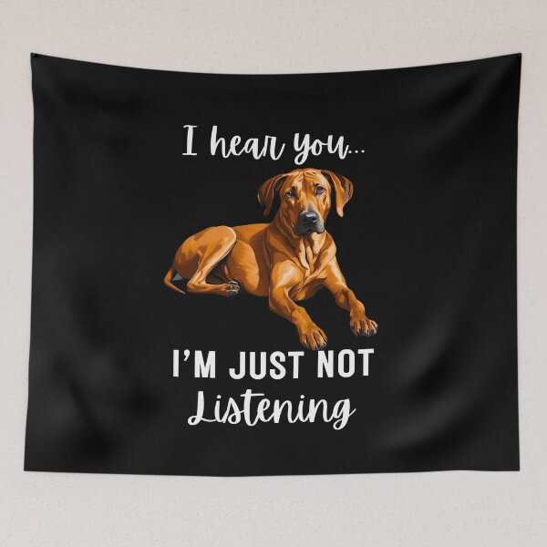 Item preview, Stubborn Rhodesian Ridgeback Not Listening designed and sold by Fredster1966.