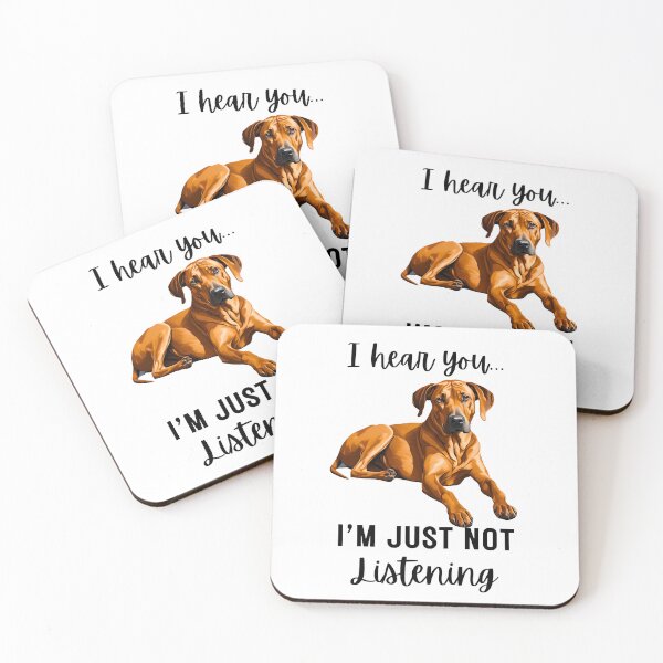 Item preview, Stubborn Rhodesian Ridgeback Not Listening designed and sold by Fredster1966.
