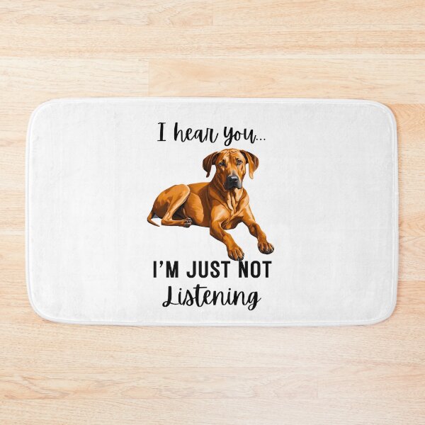 Item preview, Stubborn Rhodesian Ridgeback Not Listening designed and sold by Fredster1966.
