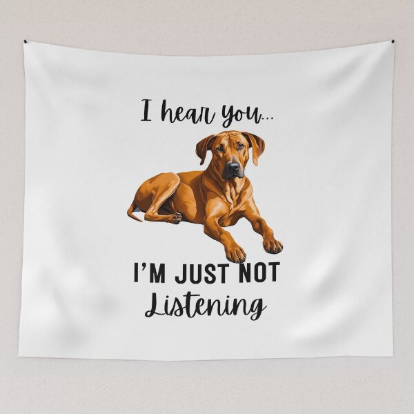 Item preview, Stubborn Rhodesian Ridgeback Not Listening designed and sold by Fredster1966.