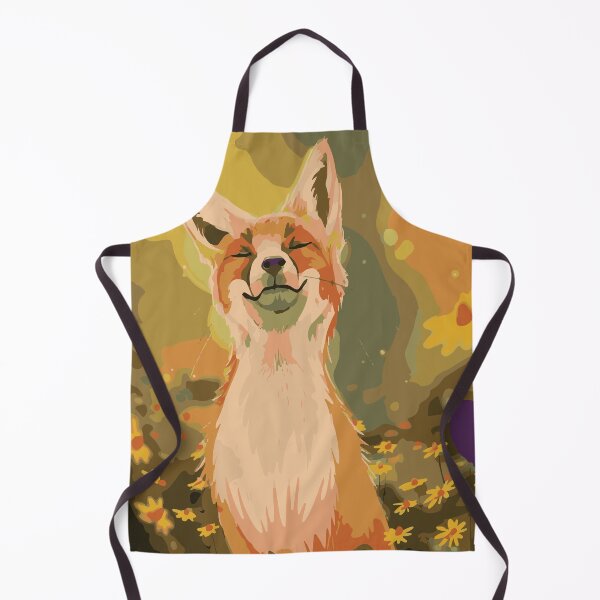Item preview, Happy Fox yallow flowes designed and sold by LifeArt24.
