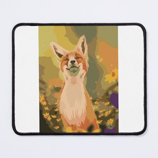 Item preview, Happy Fox yallow flowes designed and sold by LifeArt24.