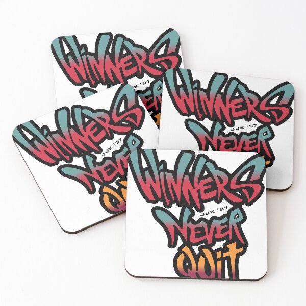 Item preview, jungkook - winners never quit tattoo designed and sold by klover-world.