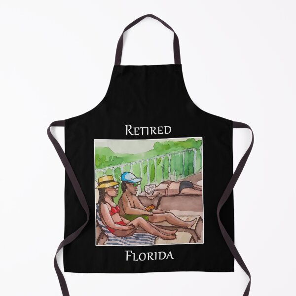 Item preview, Retired in Florida sitting by the pool designed and sold by welshdesigns.