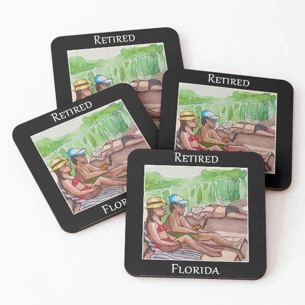 Item preview, Retired in Florida sitting by the pool designed and sold by welshdesigns.
