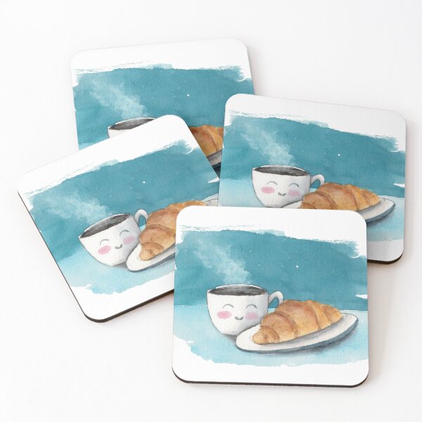 Item preview, Coffee and croissant designed and sold by IsaVvat.