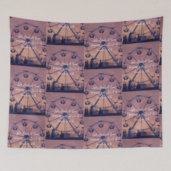 Item preview, Not afraid of slow progress designed and sold by RainsQuillMask.