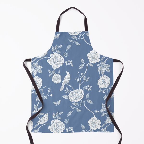 Item preview, Blue Toile Floral Bird Design designed and sold by KT1981.