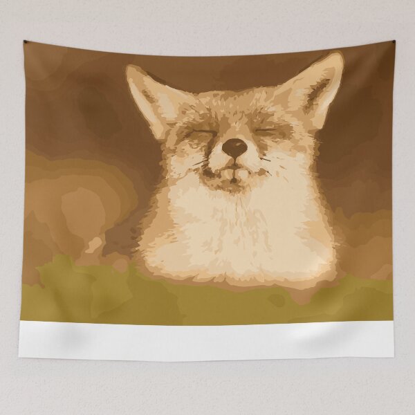 Item preview, Happy sleepy Fox  designed and sold by LifeArt24.