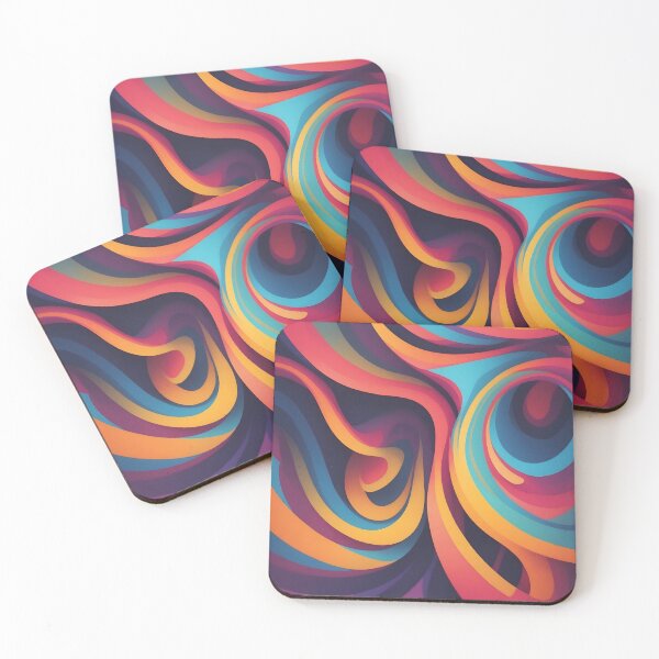 Item preview, Conceptual Multicolor Swirl Loop: Dynamic Visual Pattern designed and sold by BrickXSq.