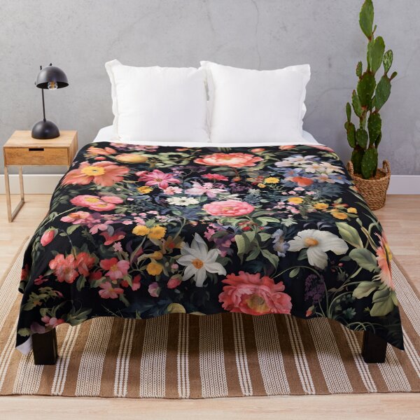 Item preview, Countryside Bloom Dark Floral Haven designed and sold by meggydesigns.