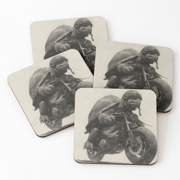 Item preview, Turtle on a Motorcycle designed and sold by SkyBridgePRJ.