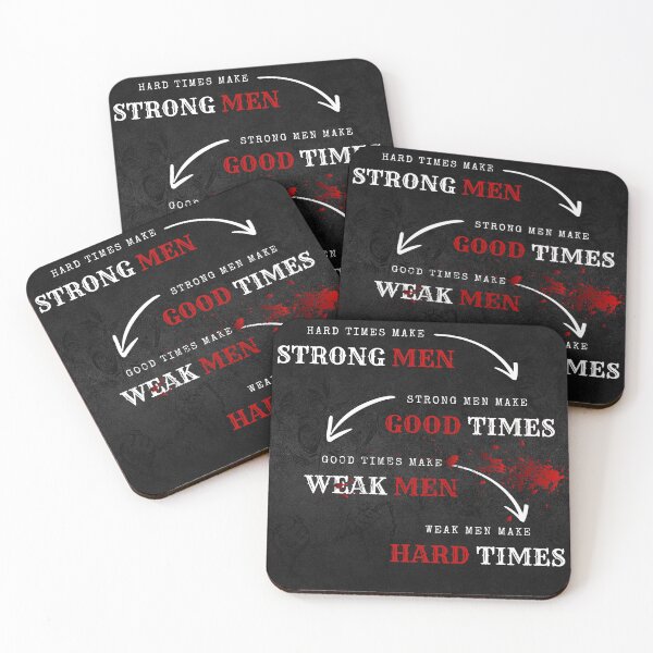 Item preview, Hard times make strong men designed and sold by TEMERIA.
