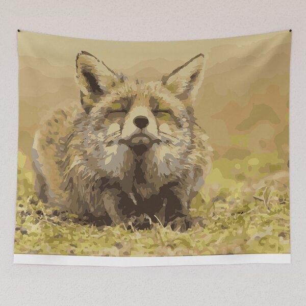 Item preview, Happy Fox sleep designed and sold by LifeArt24.