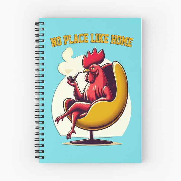 Item preview, No Place Like Home: Comfy Chicken in Egg Chair - Funny Design Image designed and sold by HeavyHits.