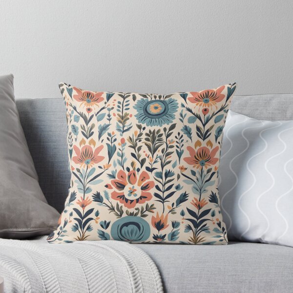 Item preview, Folk Flowers designed and sold by kessandco.