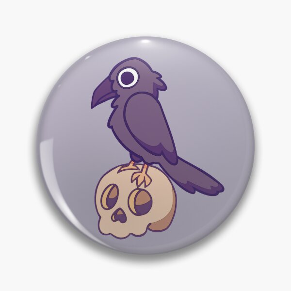 Item preview, Crow on a skull designed and sold by Astrx-Cat.