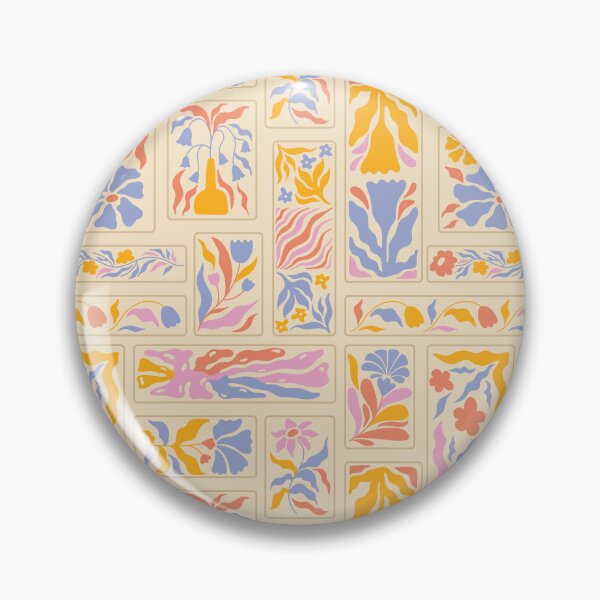 Item preview, Floral Patchwork Pattern designed and sold by TheRightNotes.