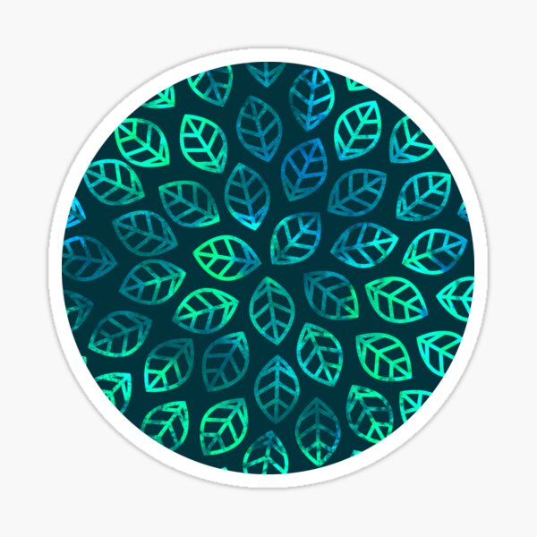 Blue Jungle Sticker