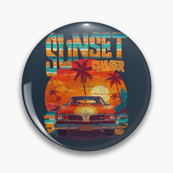 Item preview, Sunset Chase - Vintage Car,  Beach Day  designed and sold by Tshirtart.