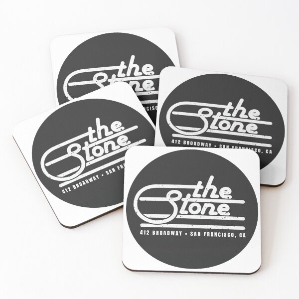 Item preview, The Stone in San Francisco logo in black circle - stickers and t-shirts designed and sold by PIXEL POP DESIGNS - Beyond the Norm!.