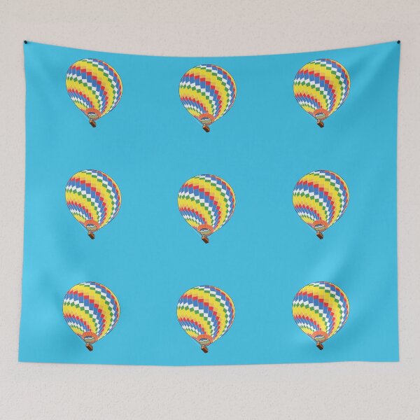 Item preview, Hot Air Balloon Vang Vieng Laos Travel Print designed and sold by Ginzalluna.