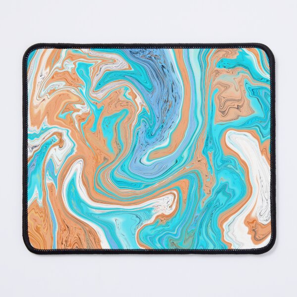 Item preview, Teal and Orange Abstract Design designed and sold by jwturcott.