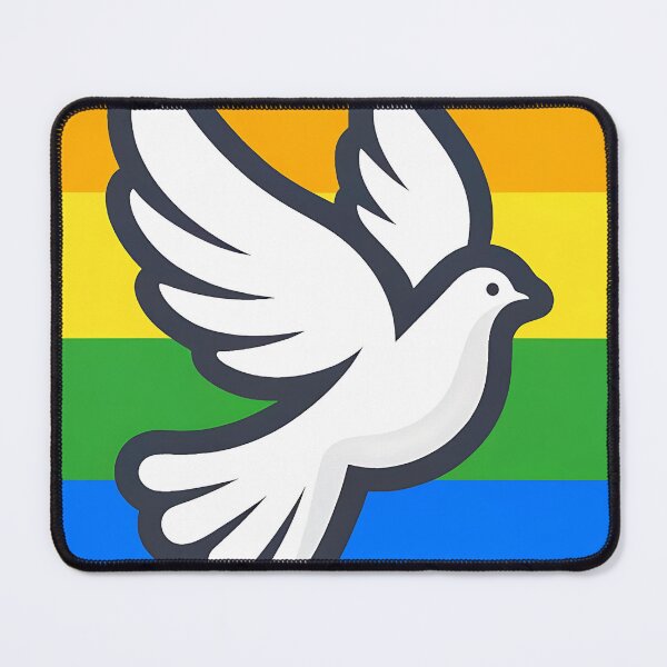 Item preview, Rainbow Dove designed and sold by OtterDesigns.