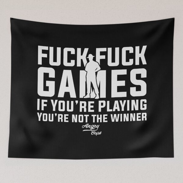 Item preview, Angry Cops Merch You're Not Winning designed and sold by ILLUCEND-ARTS.