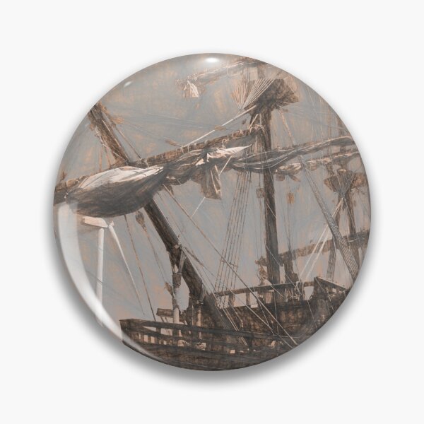 Item preview, Spanish Galleon Sketch in the style of Leonardo Da Vinci designed and sold by Violaman.
