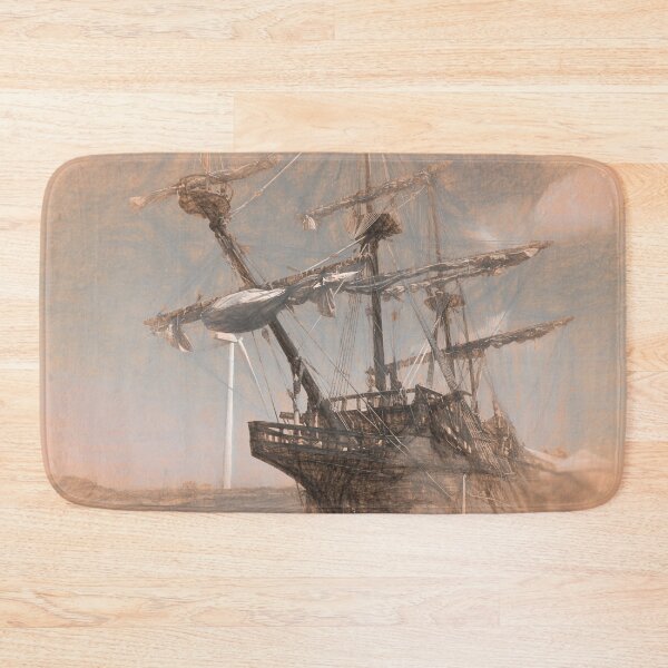 Item preview, Spanish Galleon Sketch in the style of Leonardo Da Vinci designed and sold by Violaman.