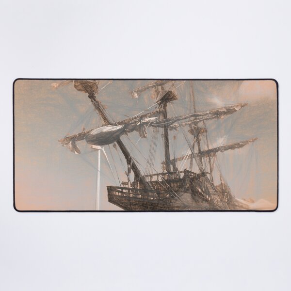 Item preview, Spanish Galleon Sketch in the style of Leonardo Da Vinci designed and sold by Violaman.
