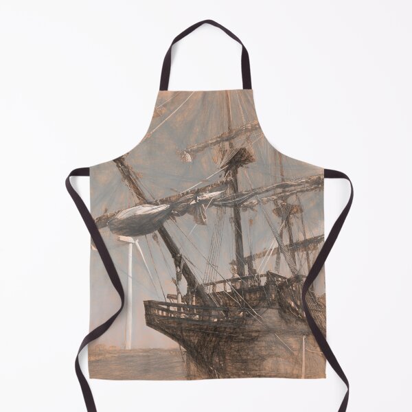 Item preview, Spanish Galleon Sketch in the style of Leonardo Da Vinci designed and sold by Violaman.