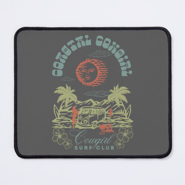 Item preview, Coastal Cowgirl Surf Club | Western Nature Beach Graphic designed and sold by ReadyandRowdy.