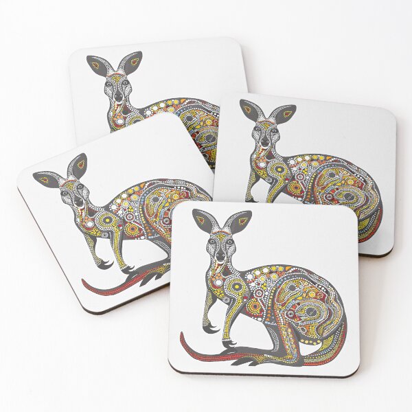Item preview, Kangaroo Aboriginal Style  designed and sold by MaryFiore.