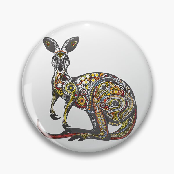 Item preview, Kangaroo Aboriginal Style  designed and sold by MaryFiore.