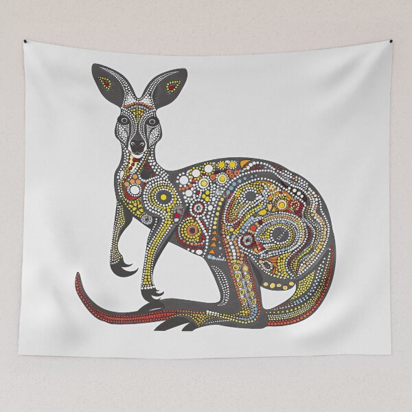Item preview, Kangaroo Aboriginal Style  designed and sold by MaryFiore.